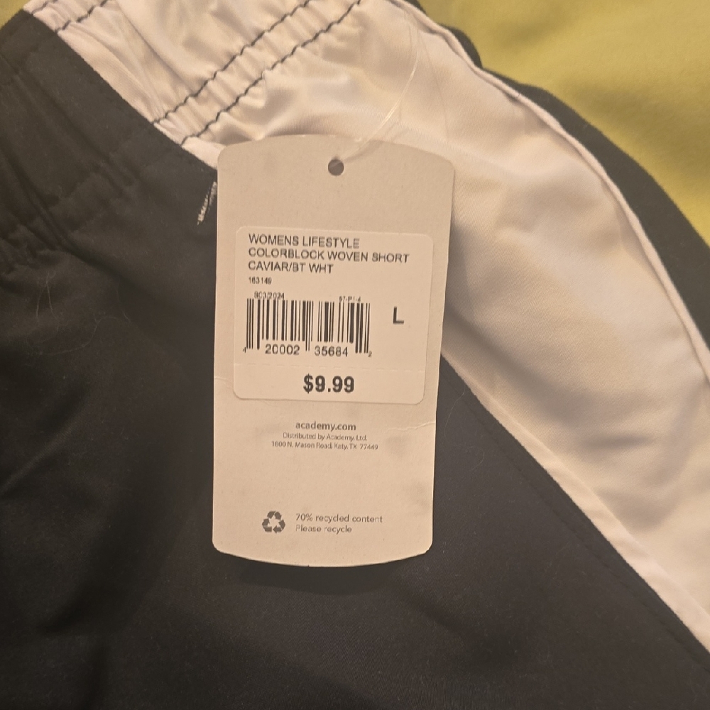 BCG Women's Athletic Shorts - Black and White
